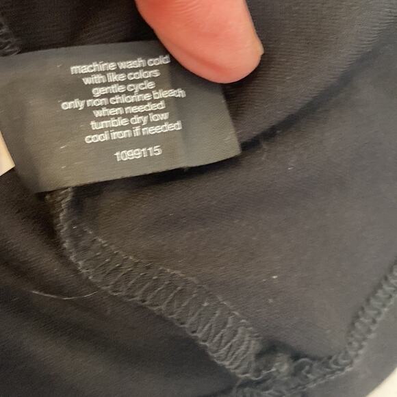 Lane Bryant Short Sleeve Blk Off Shoulder Peplum Pleat Top Stretch NWT Sz 18/20 - Picture 6 of 14